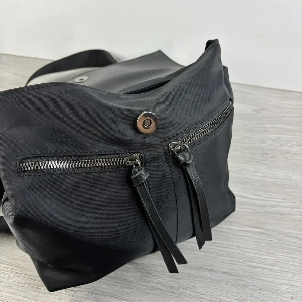 BOTKIER Vintage black Backpack Daypack Shoulder Bag Purse Vintage Trigger Canvas - Picture 8 of 11